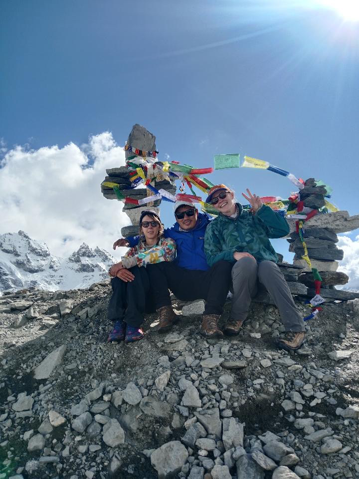 Everest Base Camp trek with clients