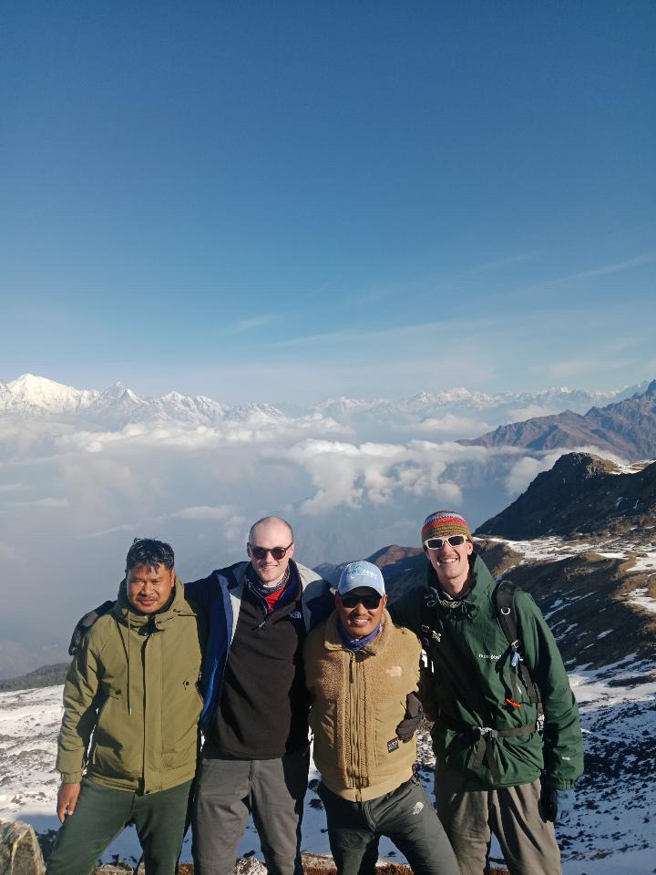 Langtang Gosaikunda trek with clients